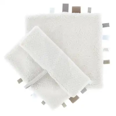Doudou Etiquettes Organic Stone Beige