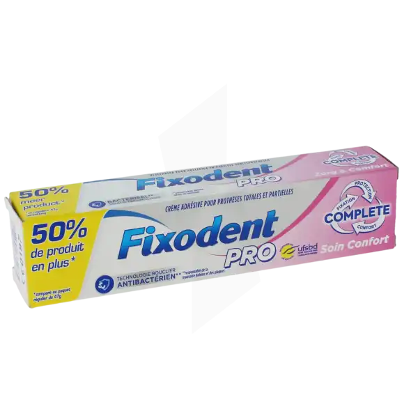 Fixodent Pro Cr AdhÉsive Soin Confort T/70g