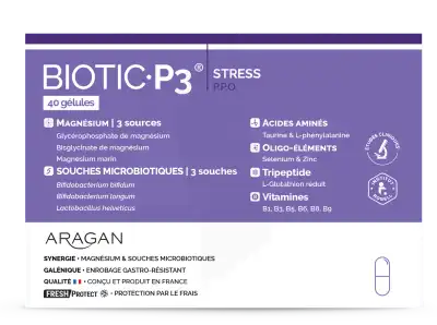 Aragan Biotic P3 Stress P.P.O. Gélules B/40