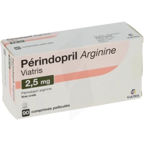 Perindopril Arginine Viatris 2,5 Mg, Comprimé Pelliculé