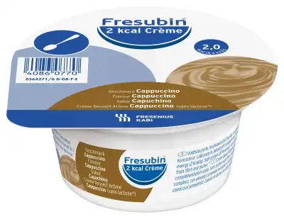 Fresubin 2kcal Crème Sans Lactose Nutriment Cappuccino 4 Pots/200g à BOURG-SAINT-MAURICE