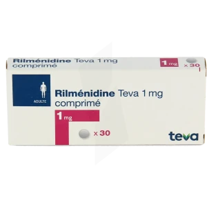 Rilmenidine Teva 1 Mg, Comprimé
