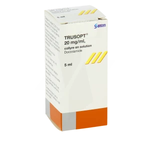 Trusopt 20 Mg/ml, Collyre En Solution