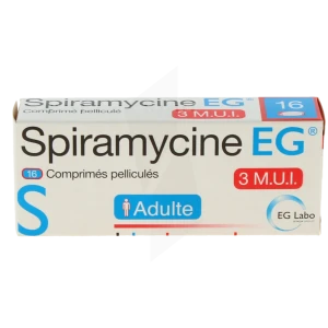 Spiramycine Eg 3 M.u.i., Comprimé Pelliculé