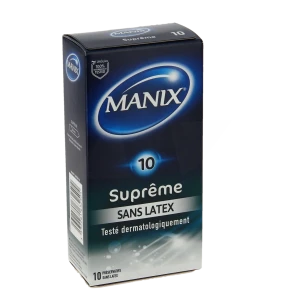 Manix Suprême Préservatif Lubrifié B/10