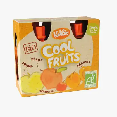 Vitabio Cool Fruits Pomme Pêche Abricot à CHASSE SUR RHÔNE