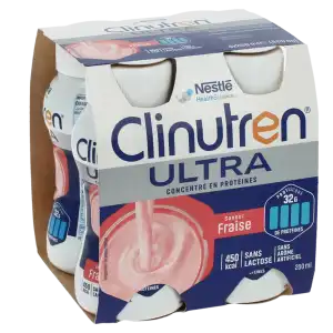 Clinutren Ultra Nutrim Fraise 4boutube De 200 Ml à MONTAIGUT-SUR-SAVE