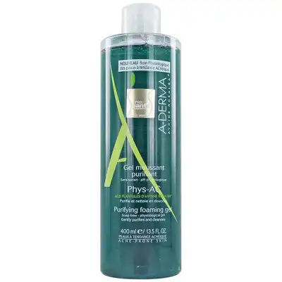 Aderma Phys'ac Gel Moussant Purifiant 400ml