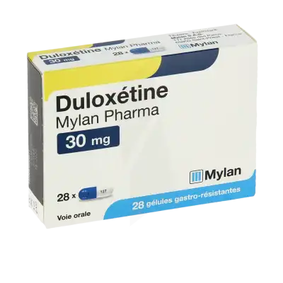 Duloxetine Viatris 30 Mg, Gélule Gastro-résistante à Dreux