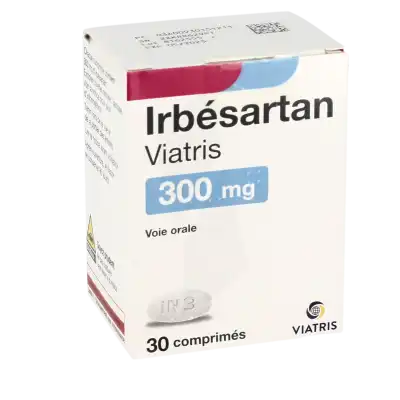 Irbesartan Viatris 300 Mg, Comprimé à Chelles
