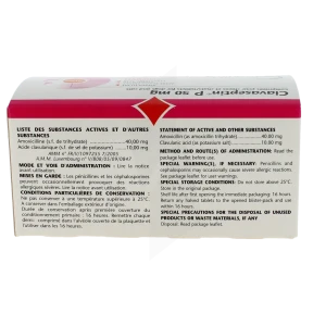 Clavaseptin P 50 Mg Comprimes Pour Chiens Et Chats, Comprimé