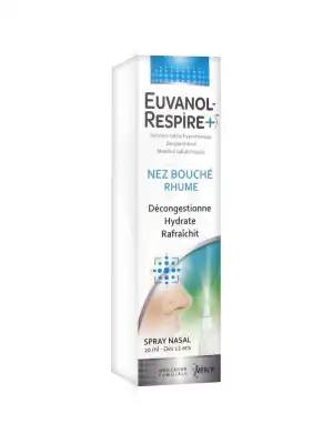Euvanol Respire+ Nez Bouché Rhume Spray Nasal à Fargues-  Saint Hilaire