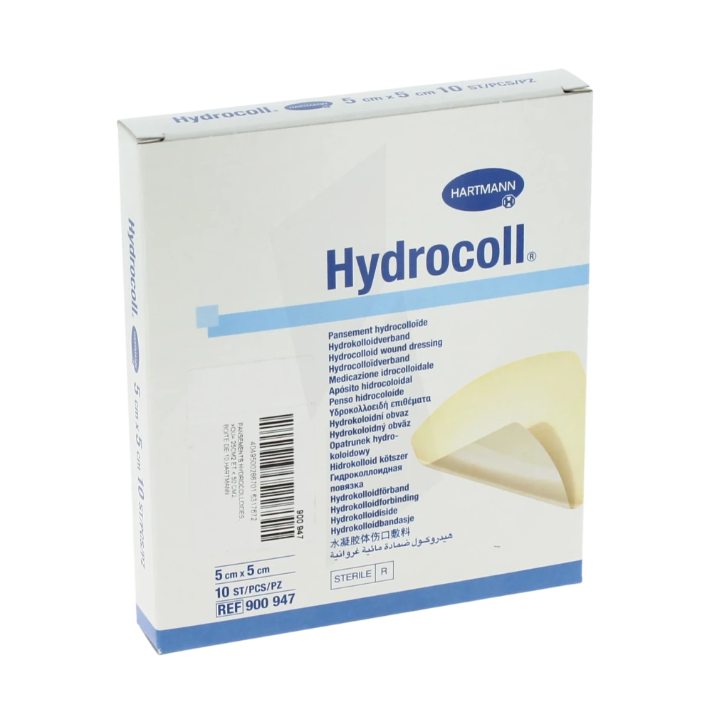 Hydrocoll® Pansement Hydrocolloïde 5 X 5 Cm - Boîte De 10
