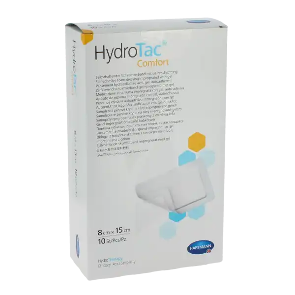 Hydrotac® Comfort Pansement Adhésif 8 X 15 Cm - Boîte De 10