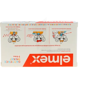 Elmex Enfant Dentifrice 3-6 Ans 2 Tubes De 50 Ml