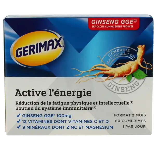 Gerimax Active L'energie Comprimé B/60