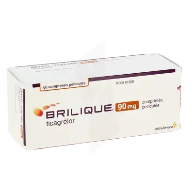Brilique 90 Mg, Comprimé Pelliculé à La Ricamarie