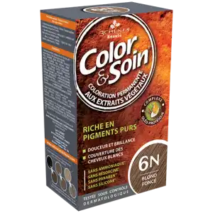 Acheter COLOR&SOIN Kit coloration permanente 6N blond foncé à NOYON