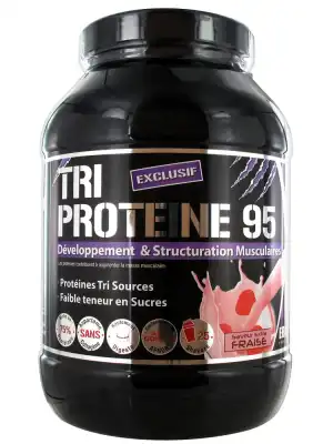 Eric Favre Tri Proteine 95 750 g Saveur Fraise