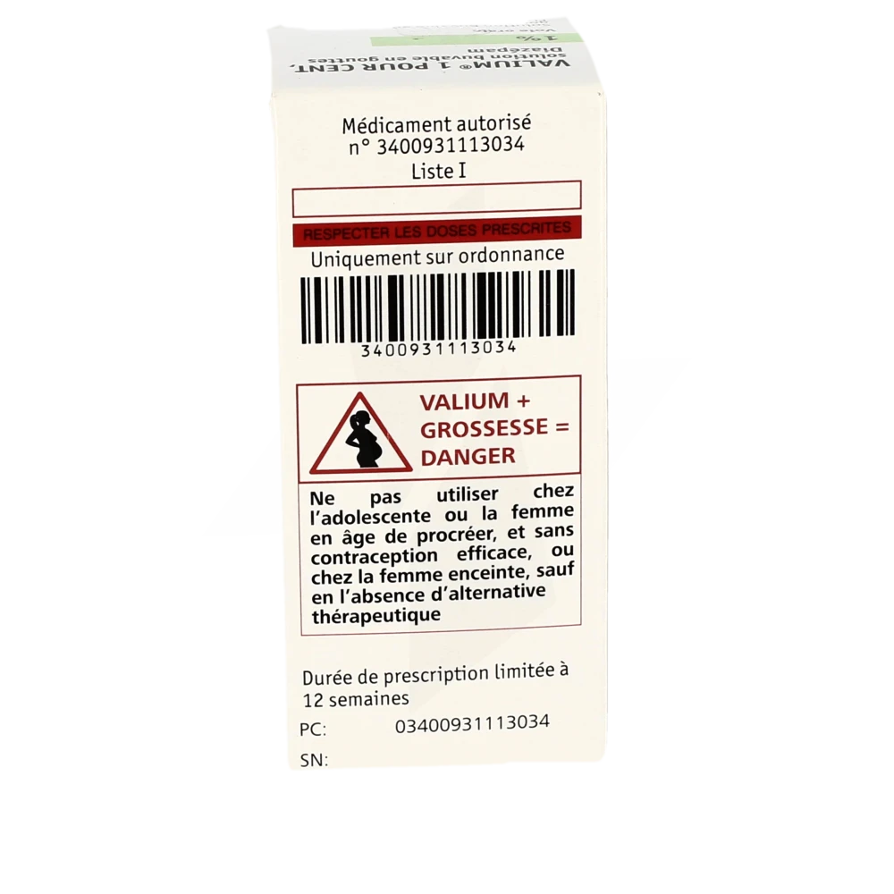 Pharmacie Mercier - Médicament Valium 1 Pour Cent Roche, Solution Buvable  En Goutte - Diazépam - MONTEREAU-FAULT-YONNE