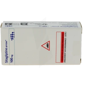Sitagliptine Arrow 100 Mg, Comprimé Pelliculé