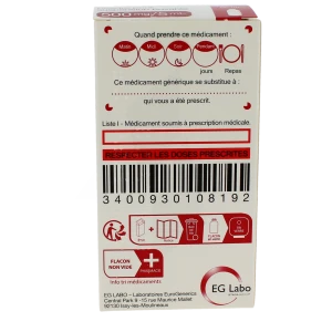Amoxicilline Eg Labo 500 Mg/5 Ml, Poudre Pour Suspension Buvable