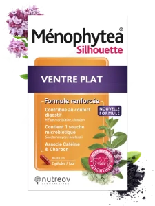 Nutreov Menophytea Silhouette Ventre Plat Gélules B/60
