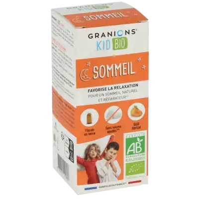 Granions Somdor+ Enfant Sommeil Sirop Abricot Fl/125ml à Montbéliard