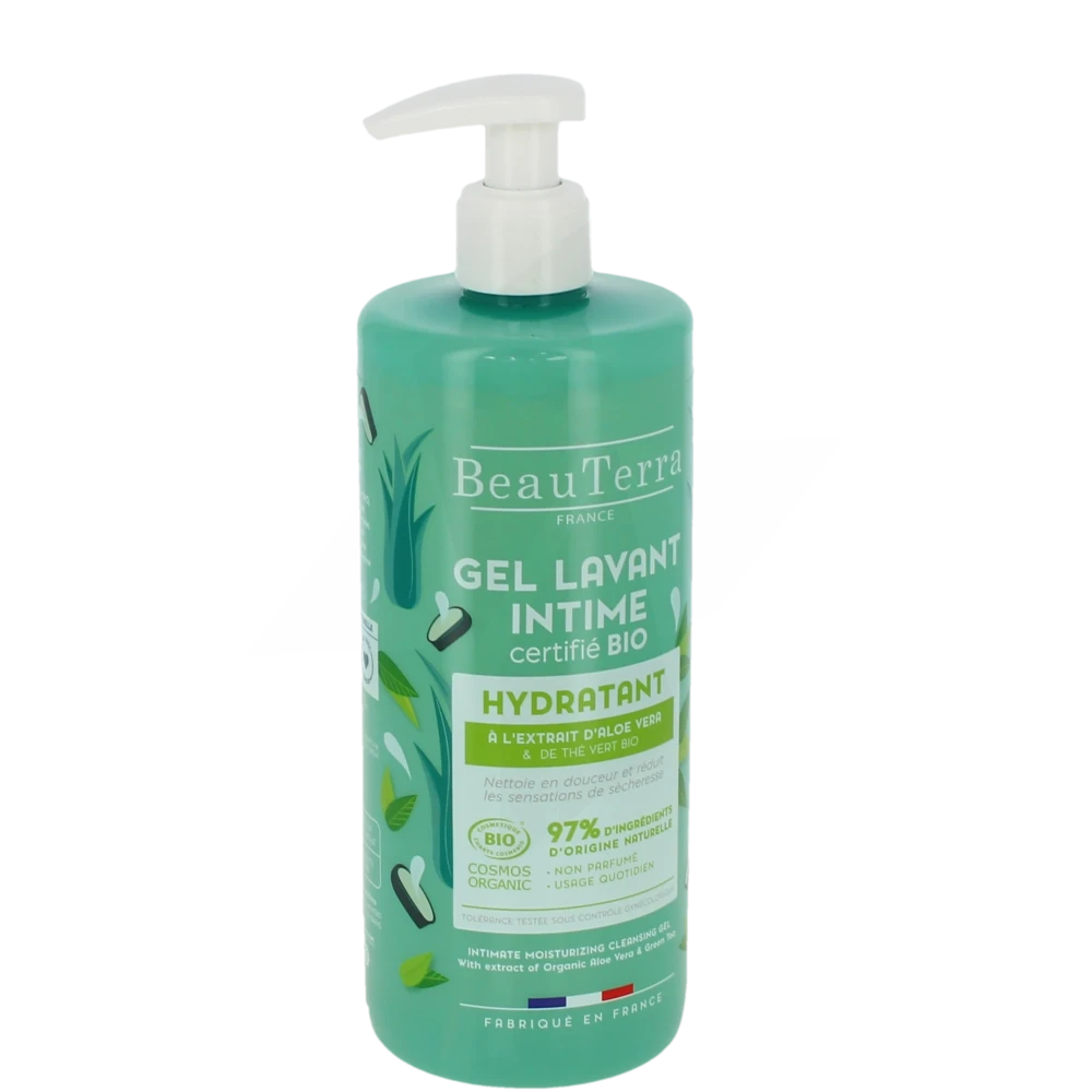 Beauterra Gel Intime Hydratant Bio Fl Pompe/500ml