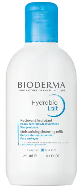 Bioderma Hydrabio Lait Démaquillant Visage Et Yeux Peaux Déshydratées 250ml