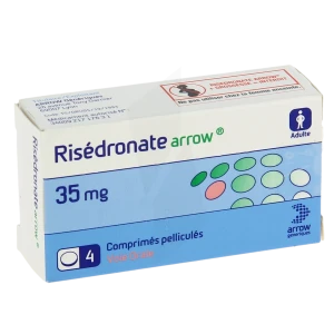 Risedronate Arrow 35 Mg, Comprimé Pelliculé