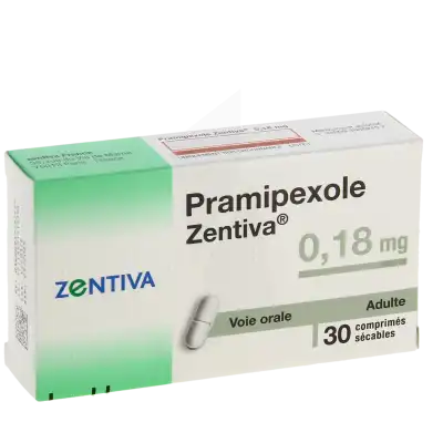 Pramipexole Zentiva 0,18 Mg, Comprimé Sécable à Chelles