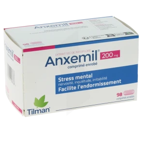 Anxemil 200 Mg, Comprimé Enrobé