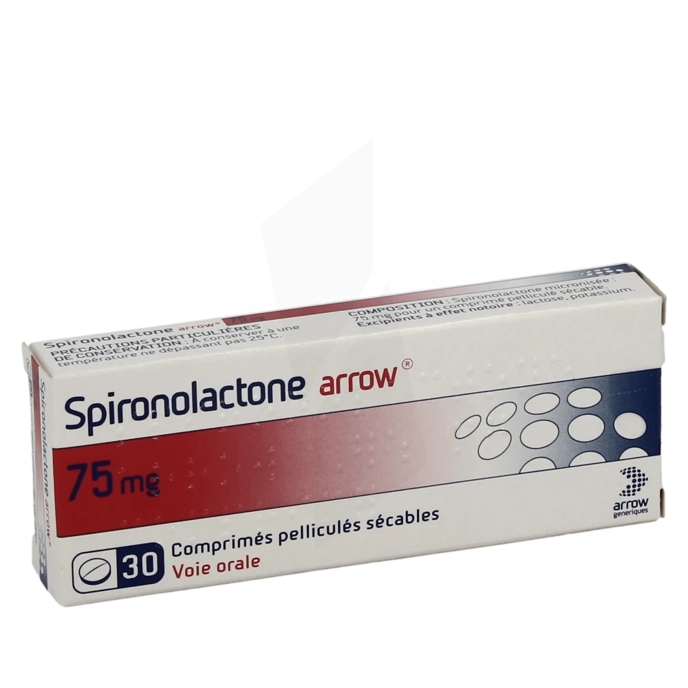 Spironolactone Viatris 75 Mg, Comprimé Pelliculé