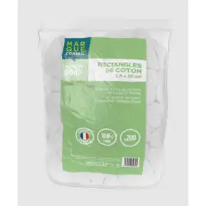 Marque Conseil Rectangle Coton Bio 7,5x10cm Sac/180 à Mérignac
