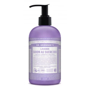 Dr Bronner's Savon Liquide Lavande Et Sucre Bio Flacon Pompe - 355 Ml