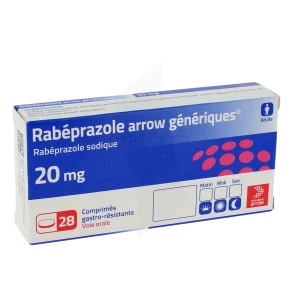 Rabeprazole Arrow Generiques 20 Mg, Comprimé Gastro-résistant