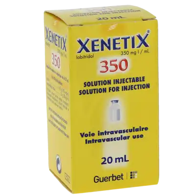 XENETIX 350 (350 mg d'Iode/mL), solution injectable