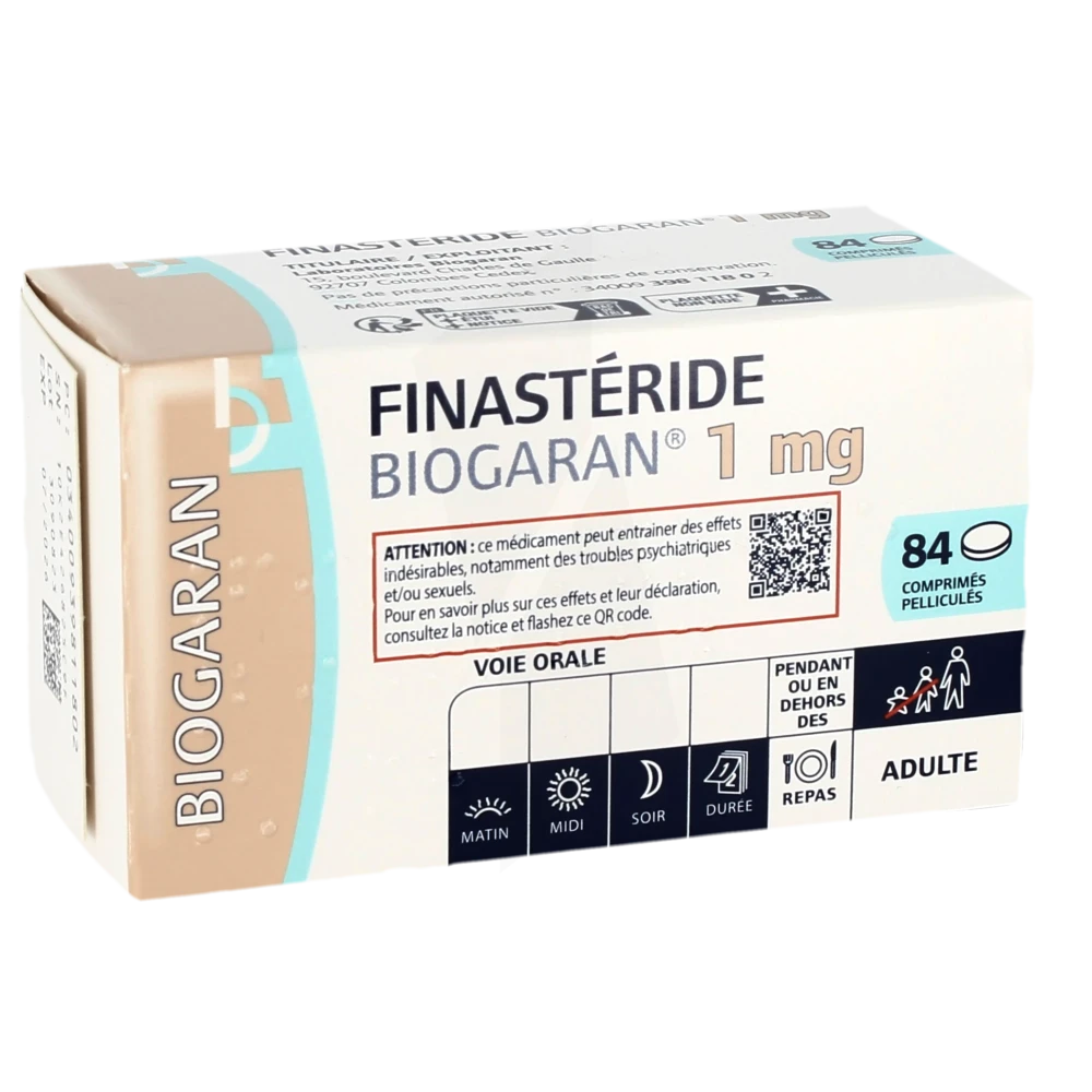 Finasteride Biogaran 1 Mg, Comprimé Pelliculé
