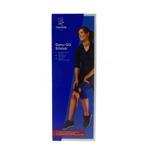 Thuasne Genu-go Silistab Genouillère élastique Rotulienne De Classe 3 Fermée Hauteur 31 Cm Taille 4