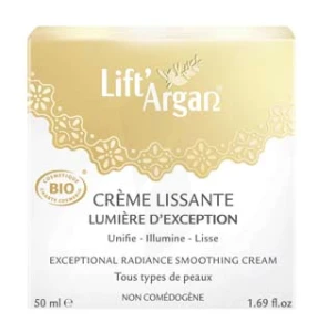 Lift'argan Bio Creme Lissante Lumiere D'exception, Pot 50 Ml