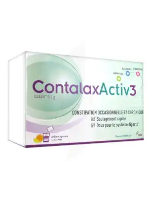 Contalax Activ 3 Poudre Agrume 14 Sachets à Lesparre-Médoc