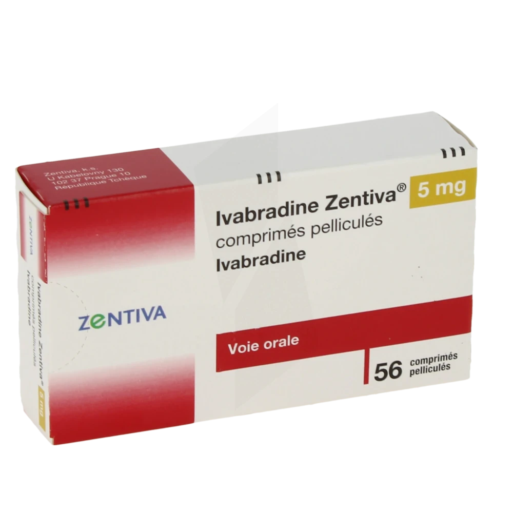 Ivabradine Zentiva 5 Mg, Comprimé Pelliculé