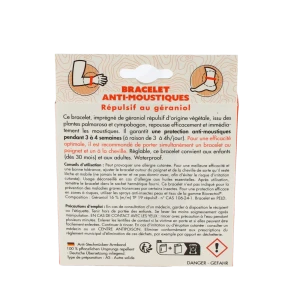 Pharmavoyage Bracelet Anti-moustiques Orange