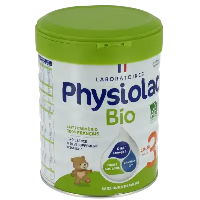 Physiolac Bio 3 Croissance Lait En Poudre B/800g à Annecy