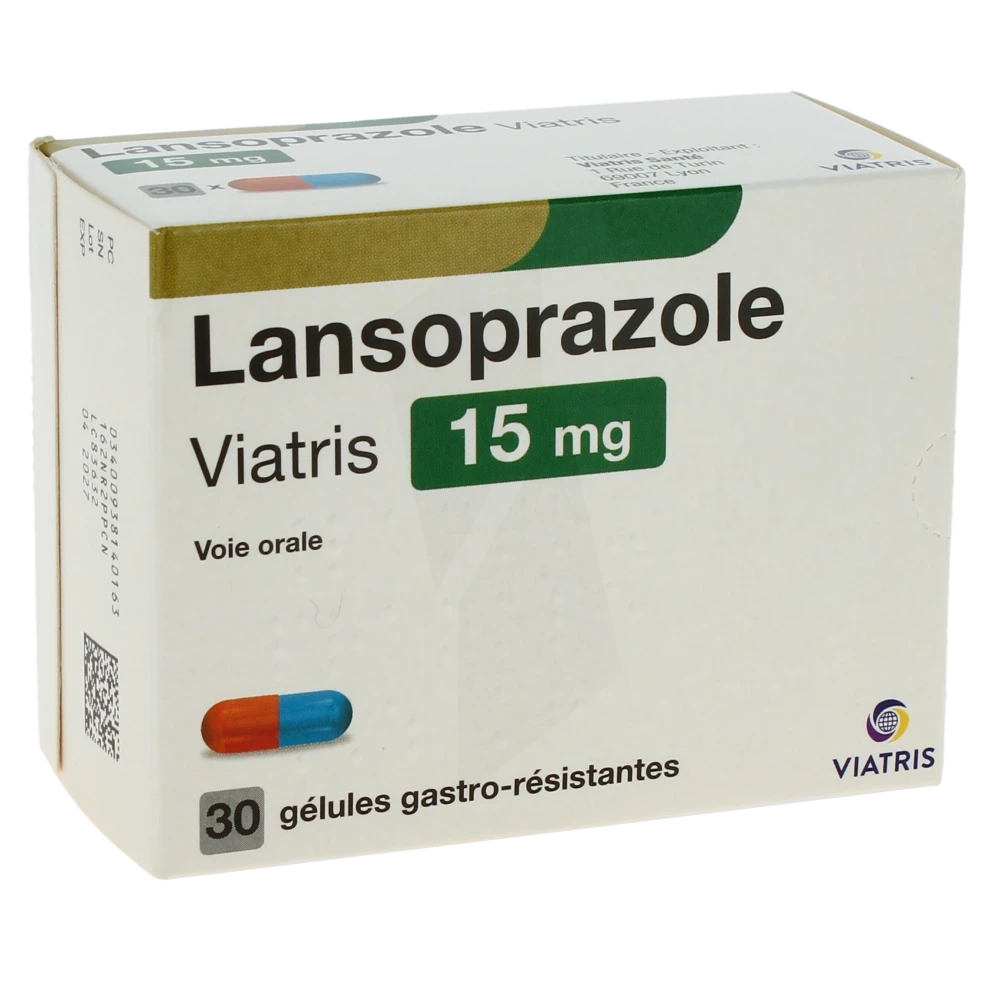 Lansoprazole Viatris 15 Mg, Gélule Gastro-résistante