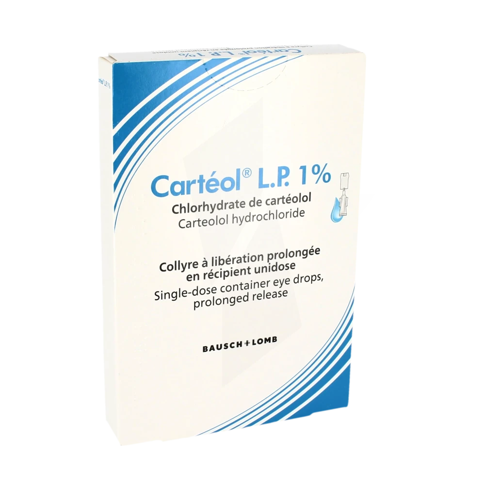 Carteol L.p. 1 %, Collyre à Libération Prolongée En Récipient Unidose