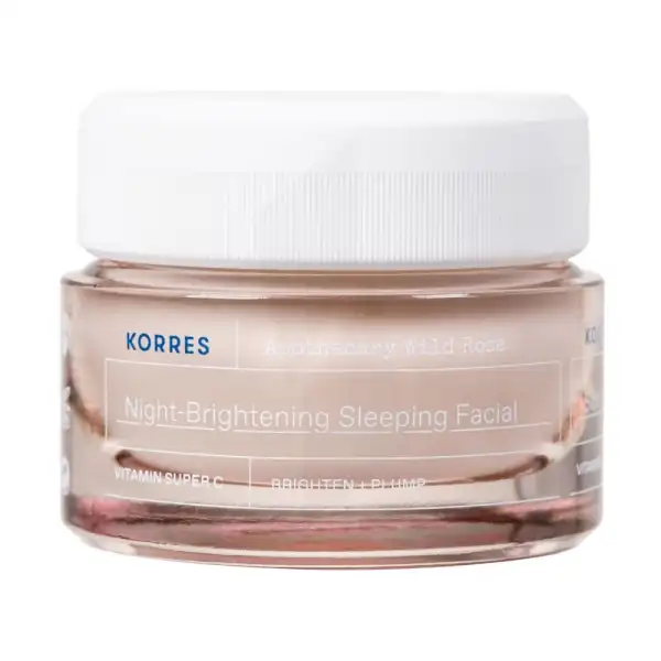 Korres Crème De Nuit Eclat Rose Sauvage 40ml