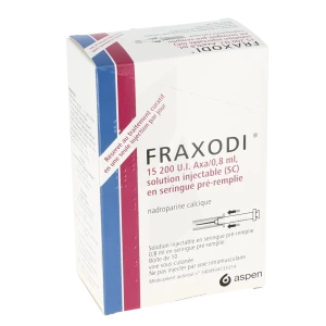 Fraxodi 15 200 U.i. Axa/0,8 Ml, Solution Injectable (s.c.) En Seringue Pré-remplie
