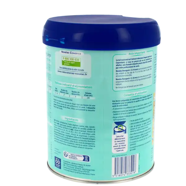 Novalac Expert Novagest+ 12-36 Mois Lait Pdre B/800g